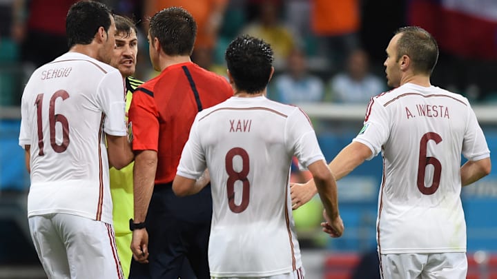 Xavi, Iniesta y Busquets